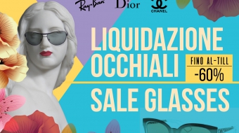 grafica per svendita occhiali