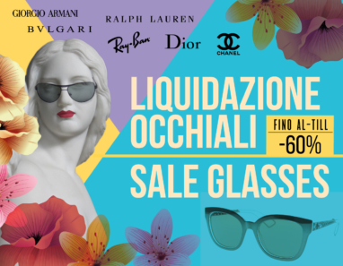 grafica per svendita occhiali