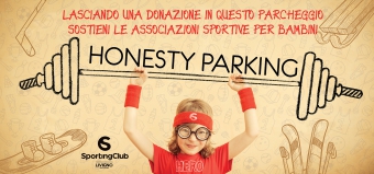 grafica per il cartellone di un parcheggio