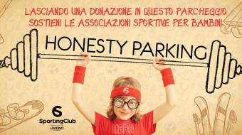 grafica per il cartellone di un parcheggio